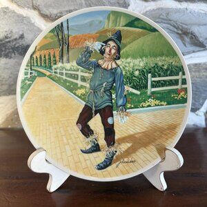 Vintage Wizard of Oz plate "If I Only Had A Brain" 1977